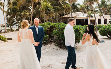 Corinna and Michael & Franziska and Steffen Beach Wedding