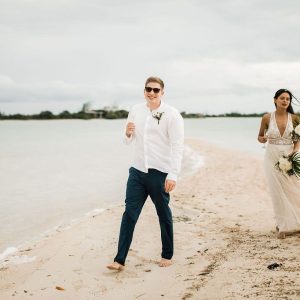 Corinna and Michael & Franziska and Steffen Beach Wedding