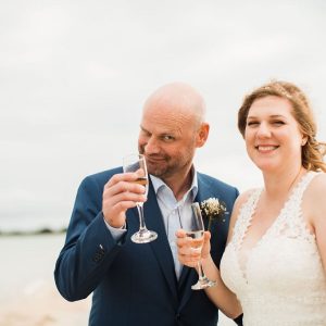 Corinna and Michael & Franziska and Steffen Beach Wedding