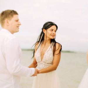 Corinna and Michael & Franziska and Steffen Beach Wedding