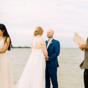 Corinna and Michael & Franziska and Steffen Beach Wedding