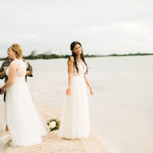 Corinna and Michael & Franziska and Steffen Beach Wedding