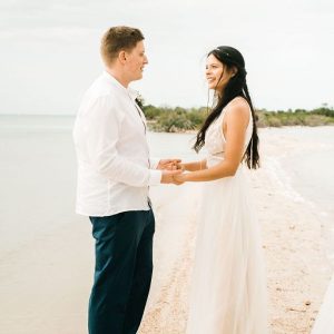 Corinna and Michael & Franziska and Steffen Beach Wedding