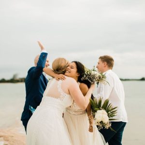 Corinna and Michael & Franziska and Steffen Beach Wedding