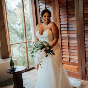 Brittnee and Jared Rainforest Wedding at Butterfly Falls
