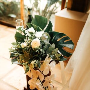 Brittnee and Jared Rainforest Wedding at Butterfly Falls