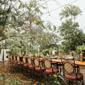 Brittnee and Jared Rainforest Wedding at Butterfly Falls
