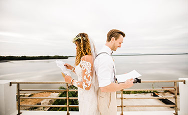 Kyle and Bailey Beachfront Wedding