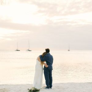 Lauren and Phillip Beachside Wedding on Koko King Island