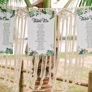 Tara and James Jungle-Inspired Wedding