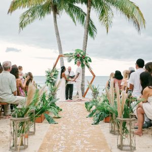 Tara and James Jungle-Inspired Wedding