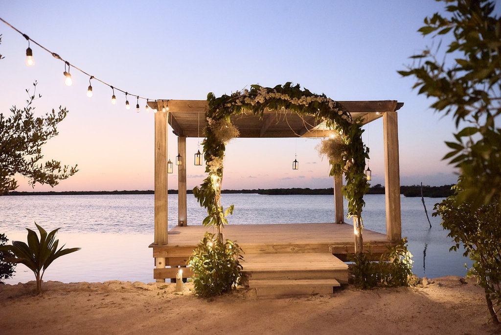 A Lush Waterfront Ceremony in San Pedro, Belize