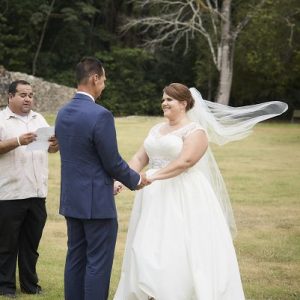 Lani and Larry Mayan Temple Wedding