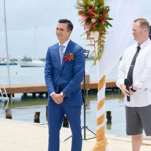 Brittany and Justin Caye Caulker Wedding