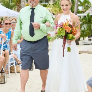 Brittany and Justin Caye Caulker Wedding