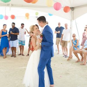 Brittany and Justin Caye Caulker Wedding
