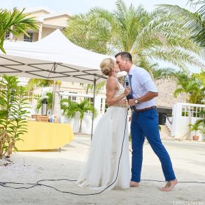 Brittany and Justin Caye Caulker Wedding