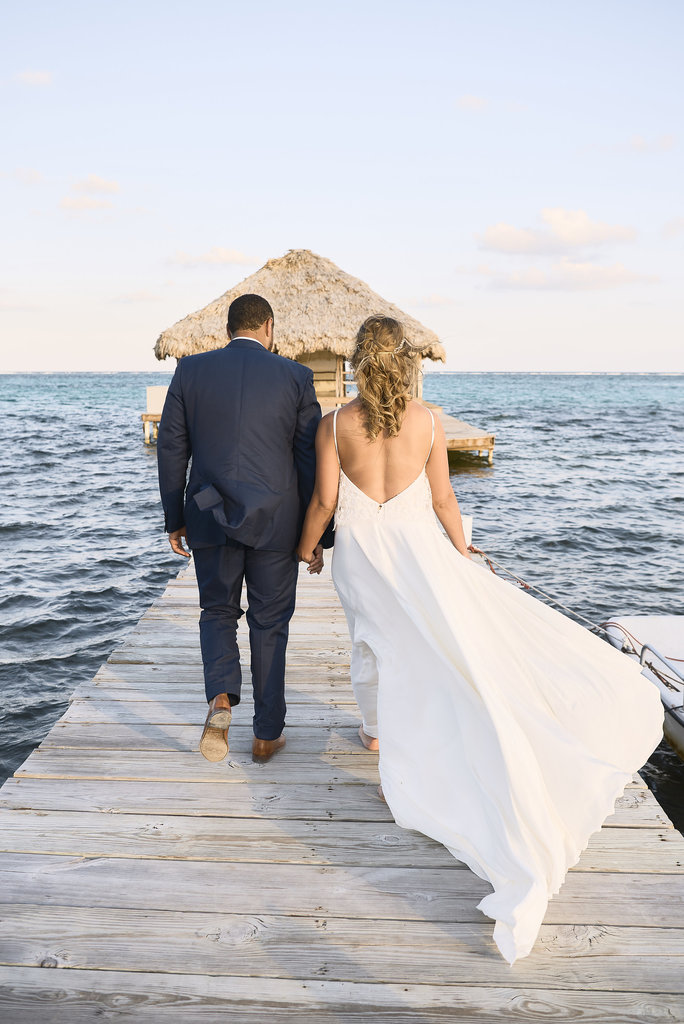 A Lush Waterfront Ceremony in San Pedro, Belize