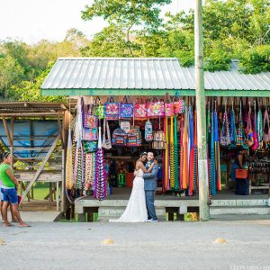 Alycia and Bartley Jungle Wedding