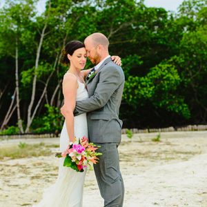 Andrea and Rene St. George's Caye Wedding