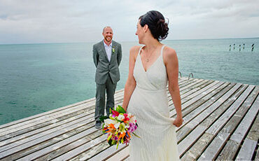 Andrea and Rene St. George's Caye Wedding