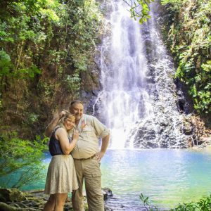 Bob and Cindy Waterfall Wedding