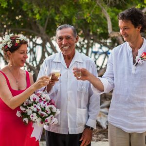 Cheryl and Timmy Beachside wedding