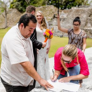 Derek and Megan Mayan Temple Wedding