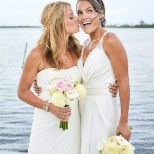 Deahna and Natalie Beachside Wedding