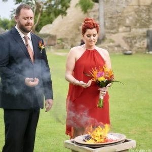 Heather and Greg Mayan Temple Wedding