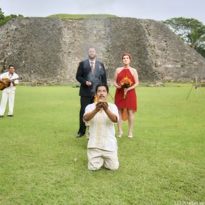 Heather and Greg Mayan Temple Wedding