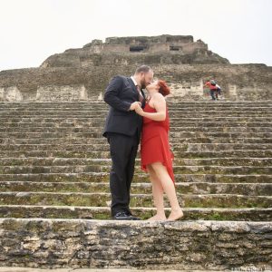 Heather and Greg Mayan Temple Wedding