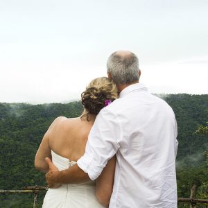 Terri and Patrick Rain Forest Wedding