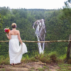 Terri and Patrick Rain Forest Wedding