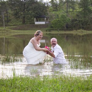 Terri and Patrick Rain Forest Wedding