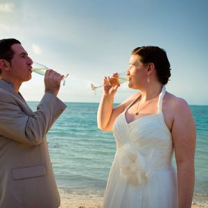 Jamie and Jonathan St. George's Caye Wedding