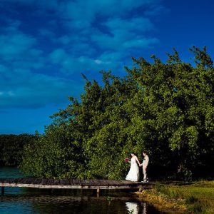 Jamie and Jonathan St. George's Caye Wedding