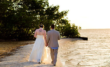 Jamie and Jonathan St. George's Caye Wedding