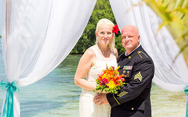 Karen and Kevin: Cruise Ship Beach Elopement