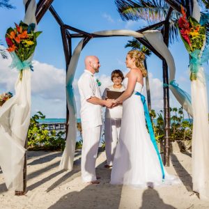 Kevin and Mandy Private Beach Wedding