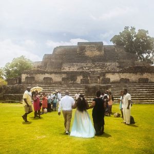 Cristy and Kevin Mayan Temple Wedding