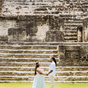 Cristy and Kevin Mayan Temple Wedding