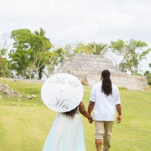 Cristy and Kevin Mayan Temple Wedding