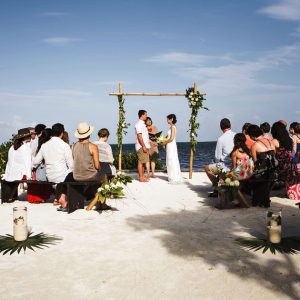 Victoria and Peter Caye Caulker Wedding