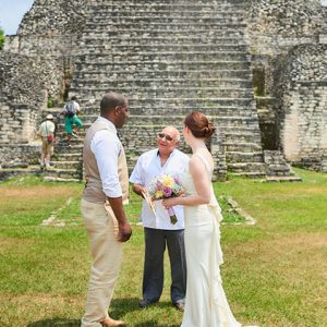 Jenna and Raul Mayan Temple Wedding