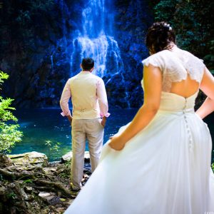 Tanya and Carlos Waterfall Wedding