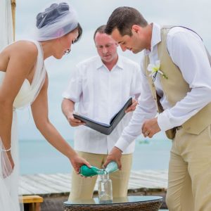 Michael and Taeko Reef Wedding