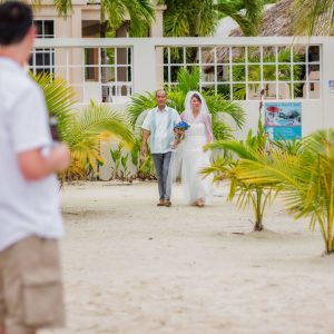 Michael and Taeko Reef Wedding