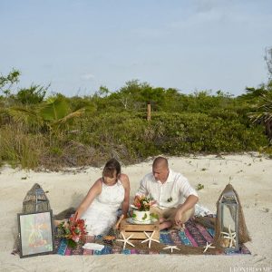 Tracy and Michael Sandbar Wedding