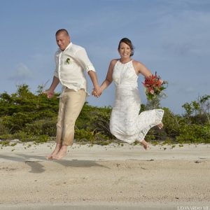 Tracy and Michael Sandbar Wedding